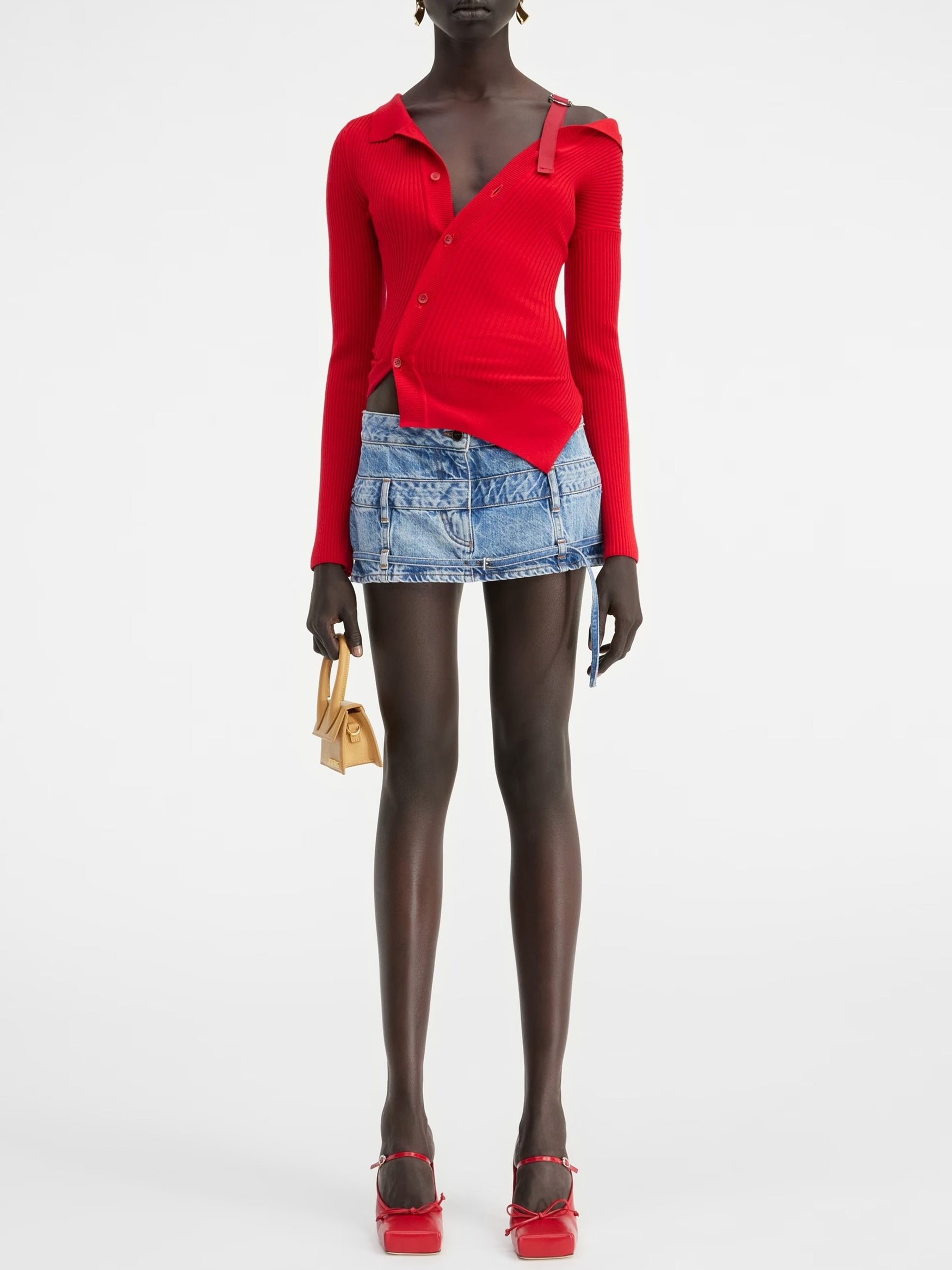 Cardigan Colin en laine - Red