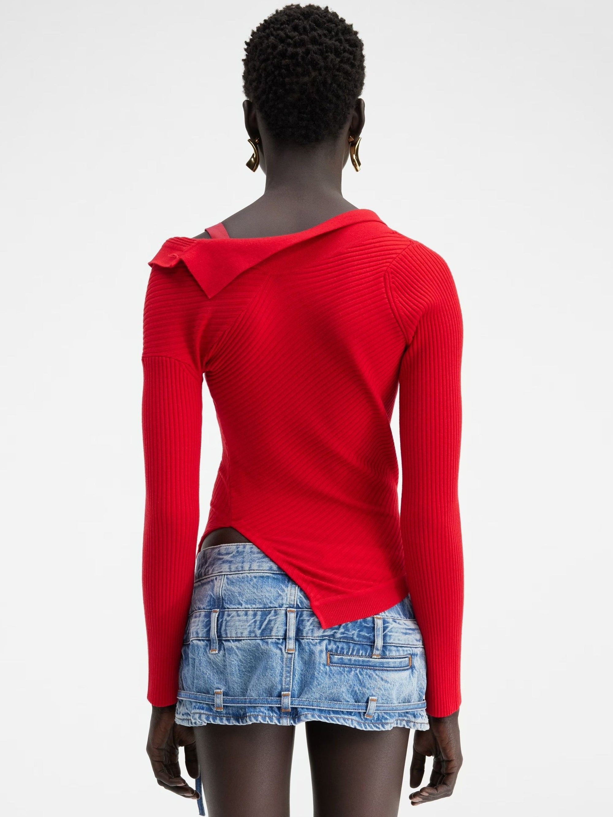 Cardigan Colin en laine - Red