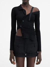 The Colin Knit Top - Black
