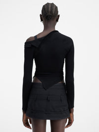 The Colin Knit Top - Black