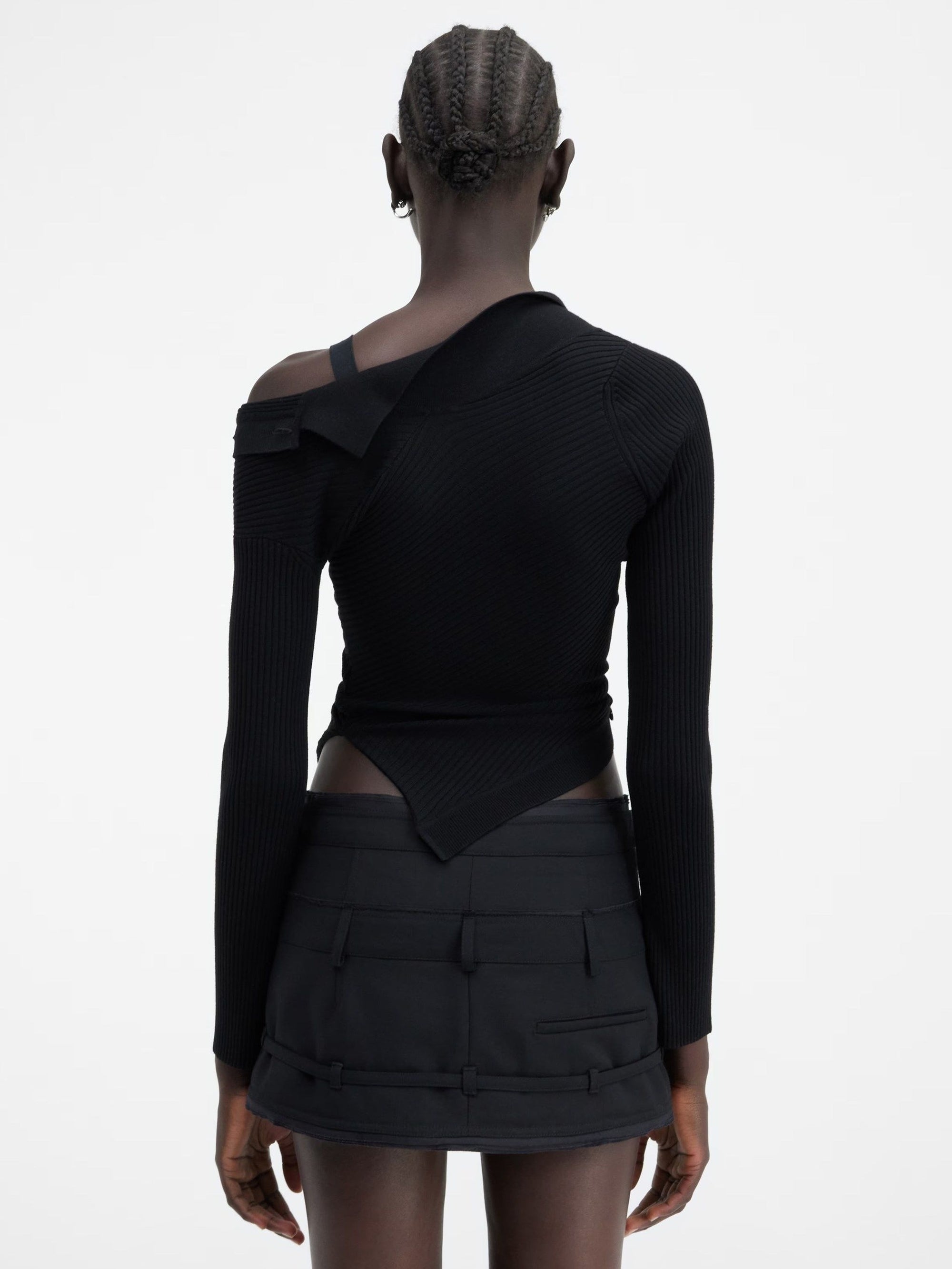 The Colin Knit Top - Black