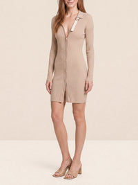 BEIGE LA ROBE MAILLE COLIN