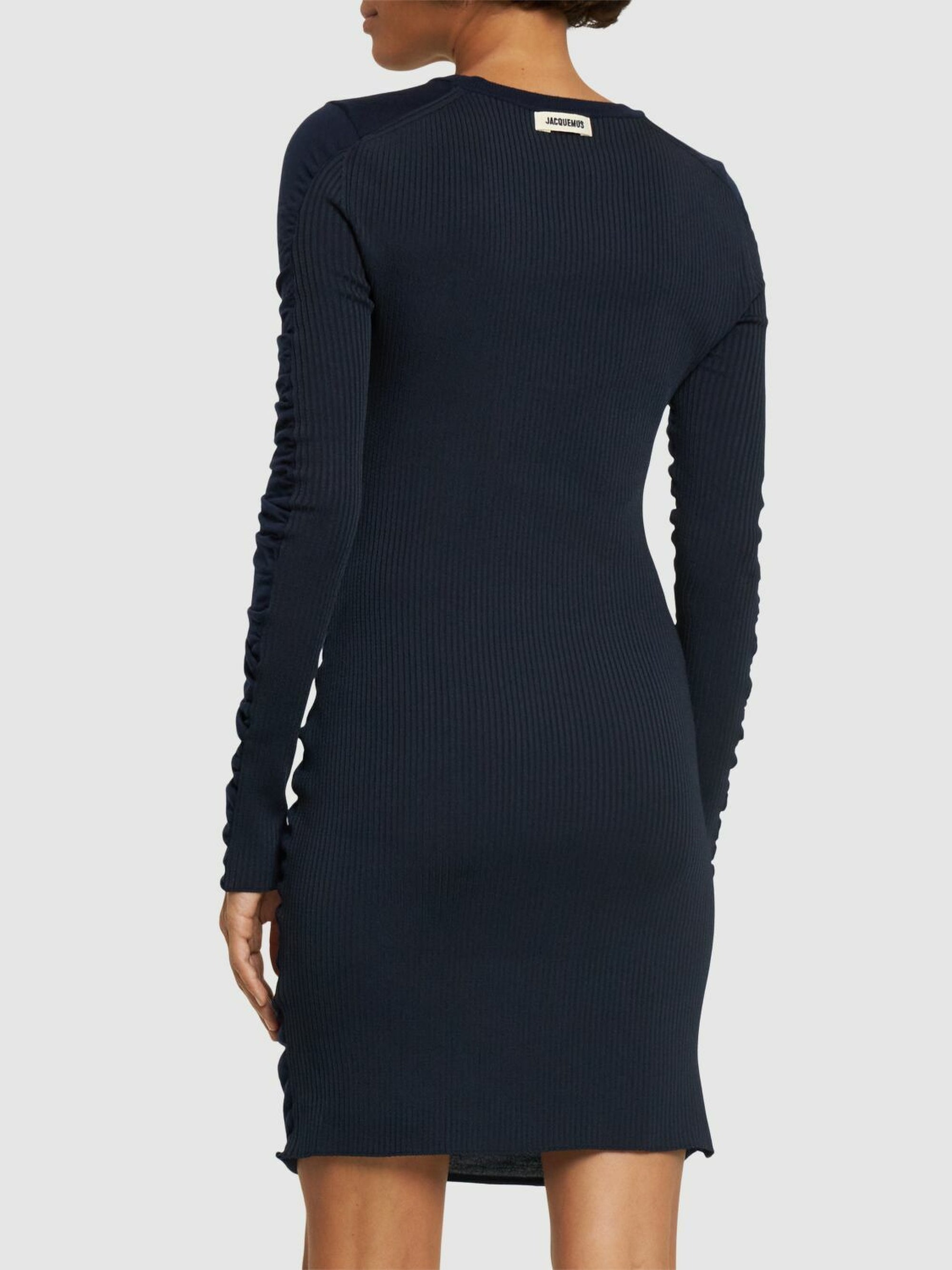 Robe Maille Nodo en laine - Dark Navy