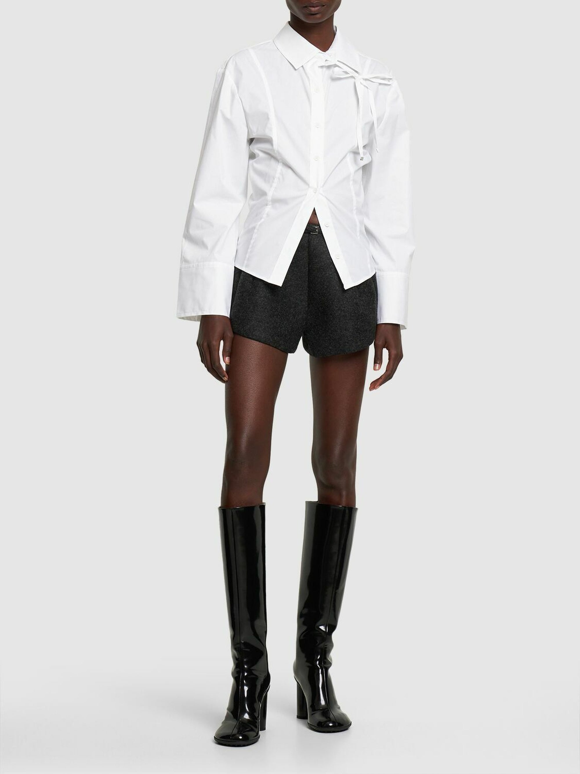Chemise Ruban sablier - White
