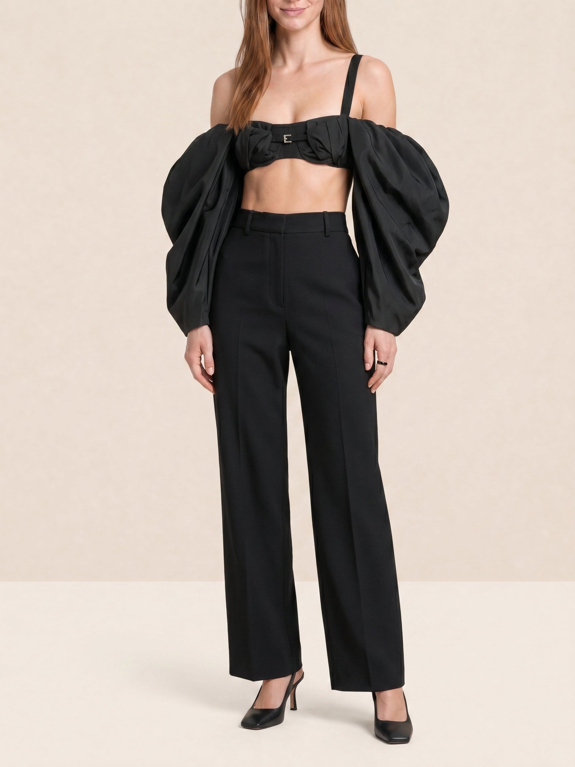 BLACK LE HAUT CRINOLINE