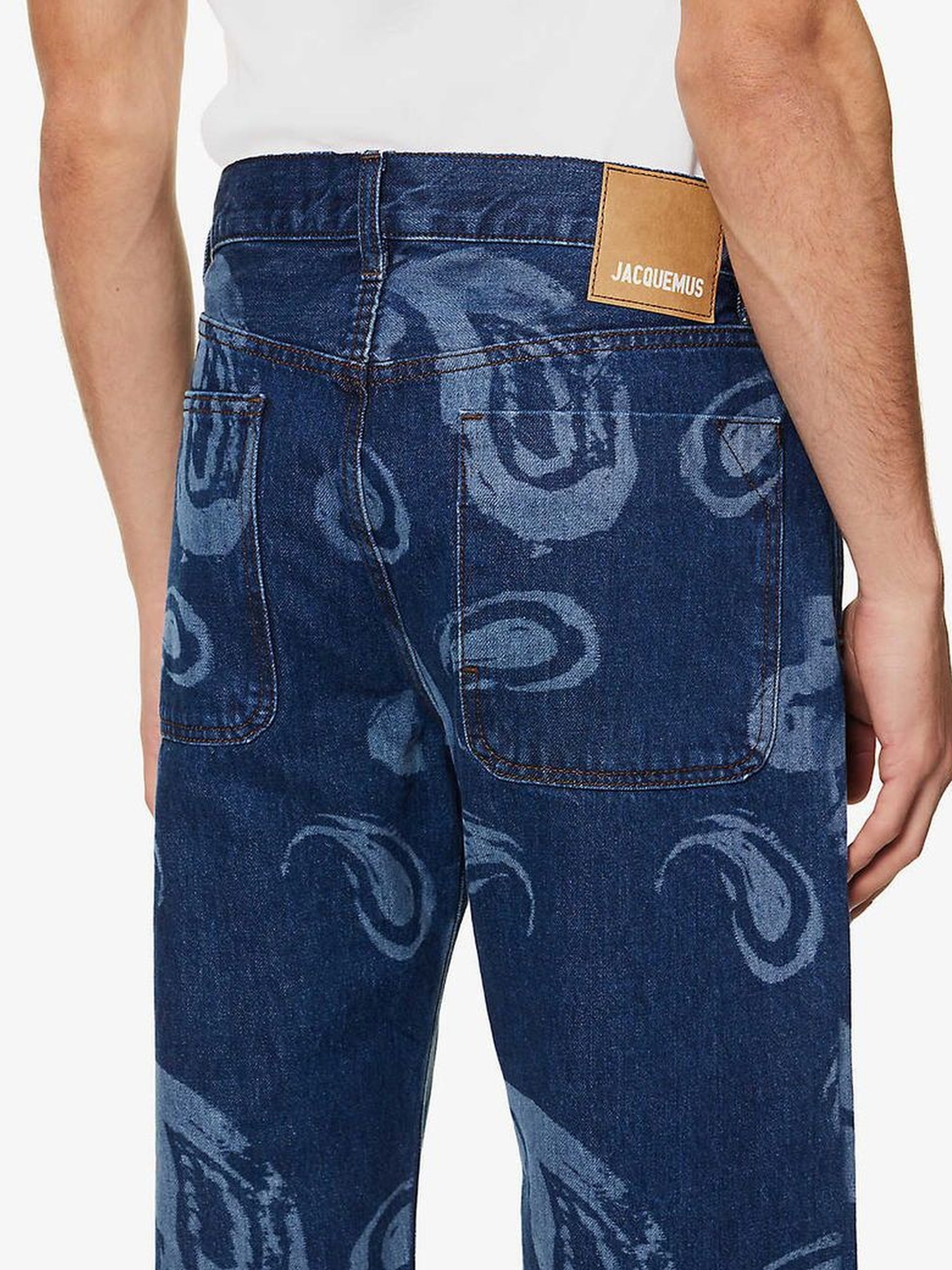 Pantalon De-Nimes Suno en denim - Blue Paisley
