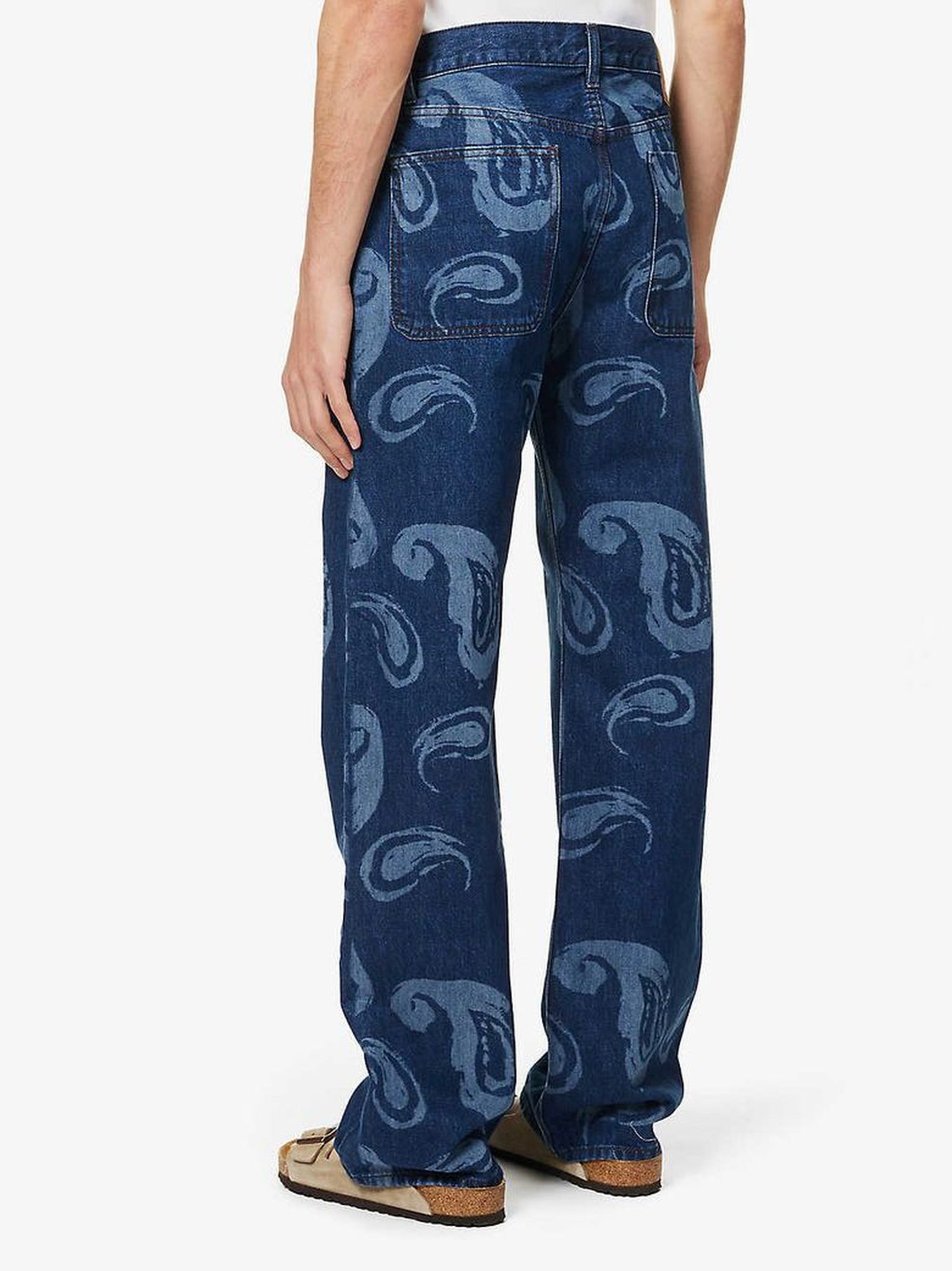 Pantalon De-Nimes Suno en denim - Blue Paisley
