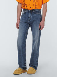 Pantalon De-Nimes Suno en denim - Blue & Tabac