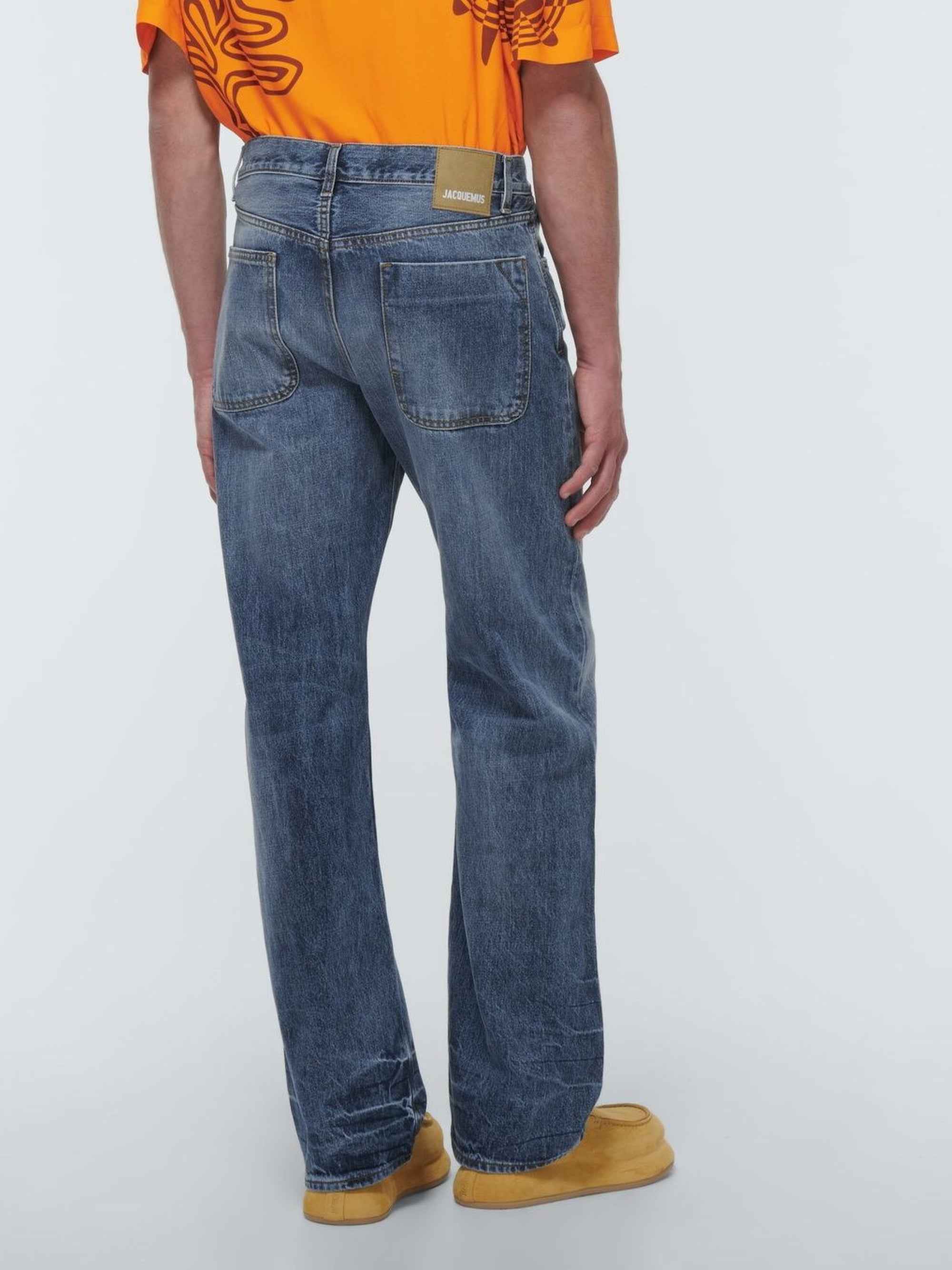 Pantalon De-Nimes Suno en denim - Blue & Tabac