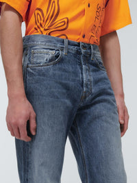 Pantalon De-Nimes Suno en denim - Blue & Tabac