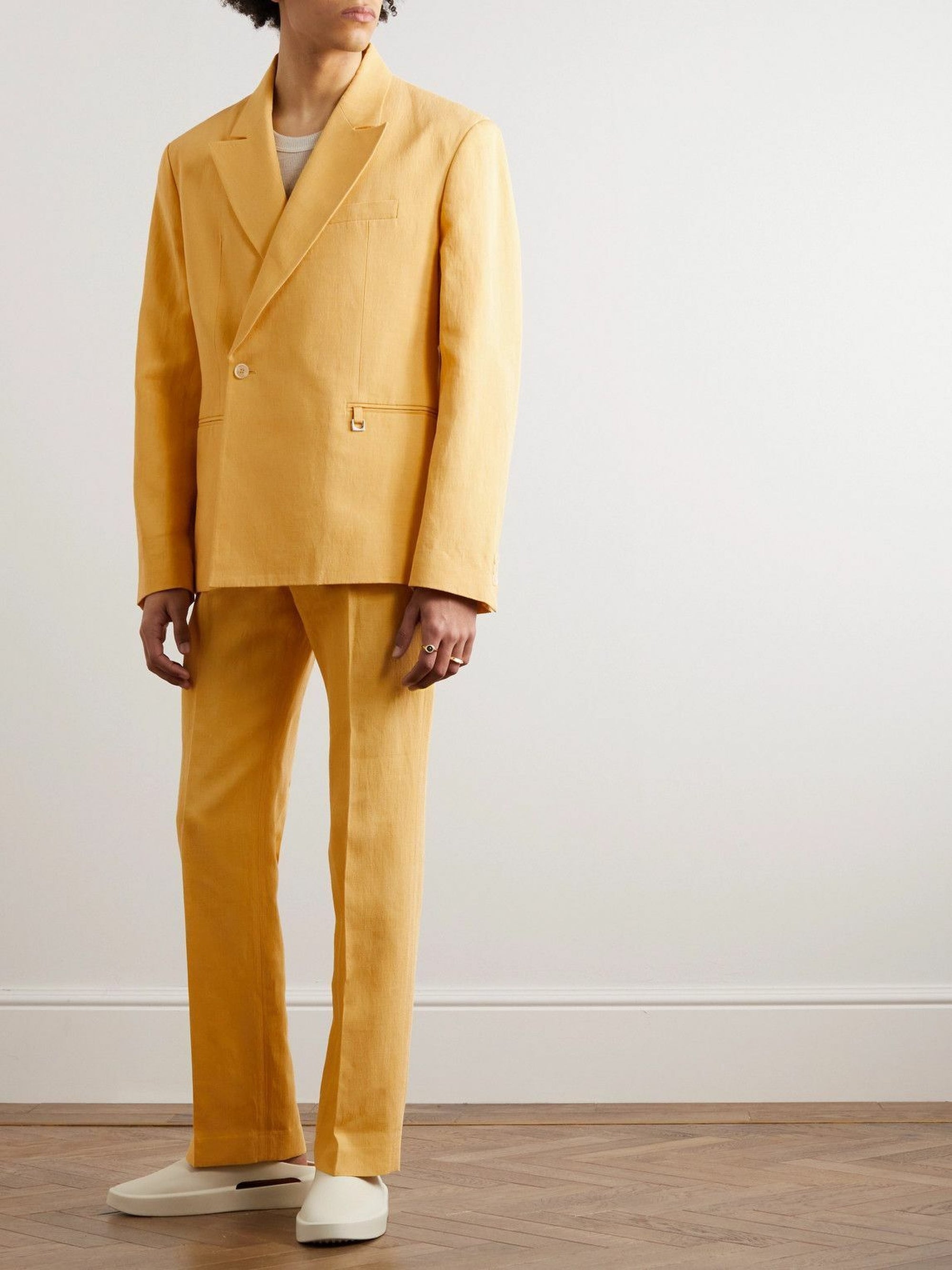 Veste Madeiro en lin - Yellow