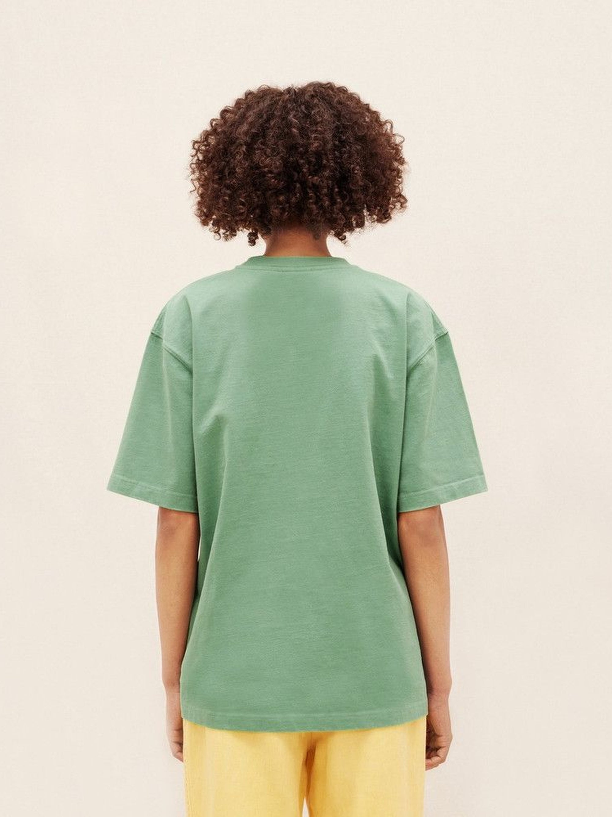 T-shirt Raphia large à imprimé - Macrame Green