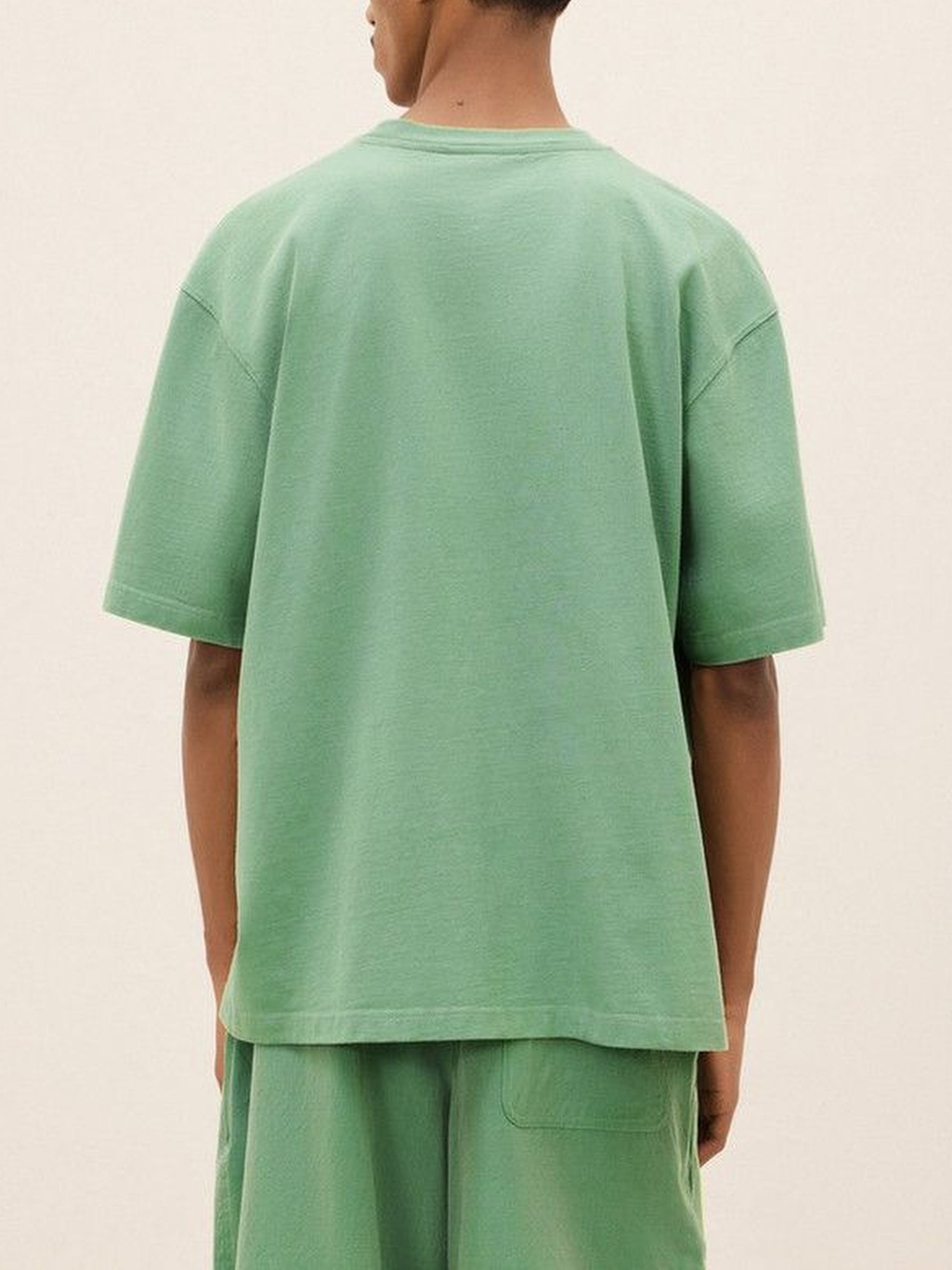 T-shirt Raphia large à imprimé - Macrame Green
