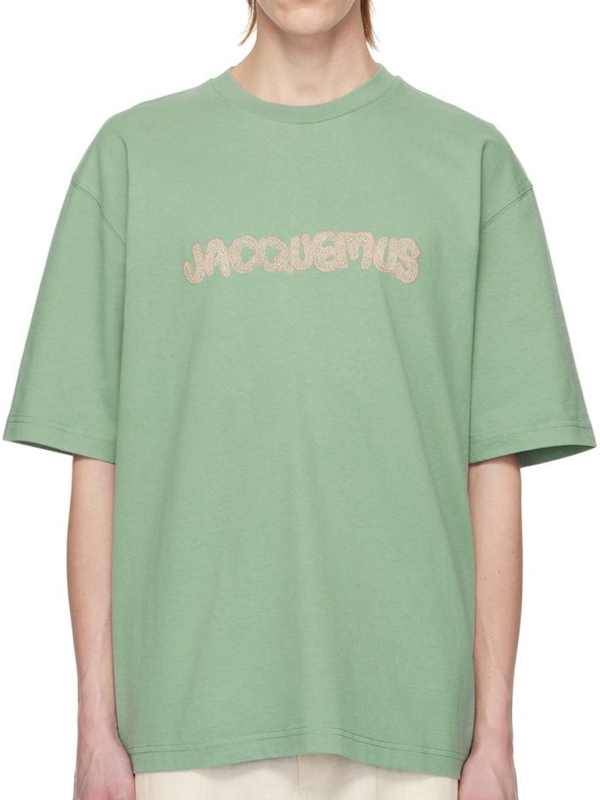 T-shirt Raphia large à imprimé - Macrame Green