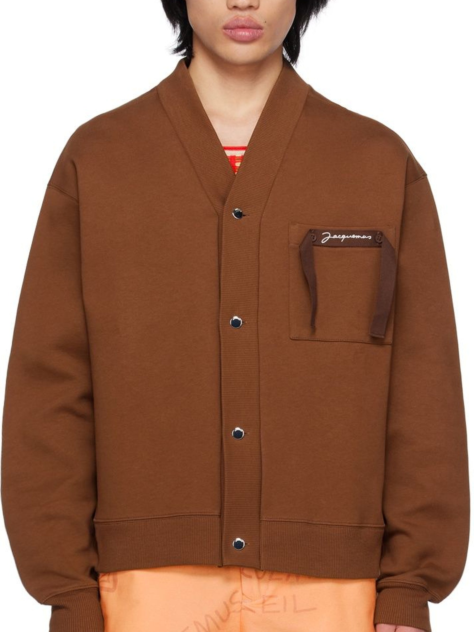 Cardigan à manches longues - Brown