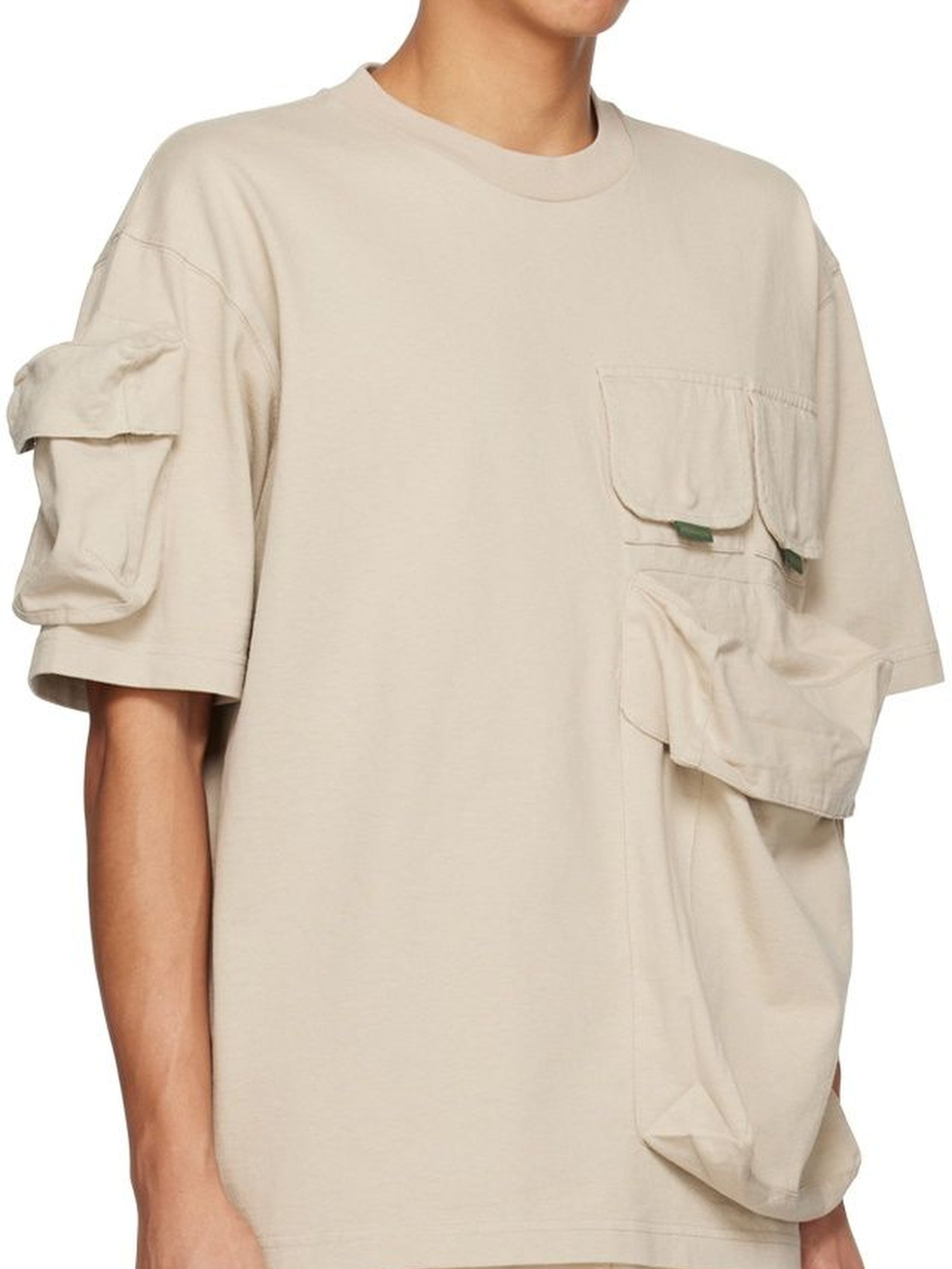 T-shirt Bolso à poches multiples - Khaki
