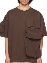 T-shirt Bolso à poches multiples - Dark Brown