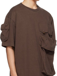 T-shirt Bolso à poches multiples - Dark Brown