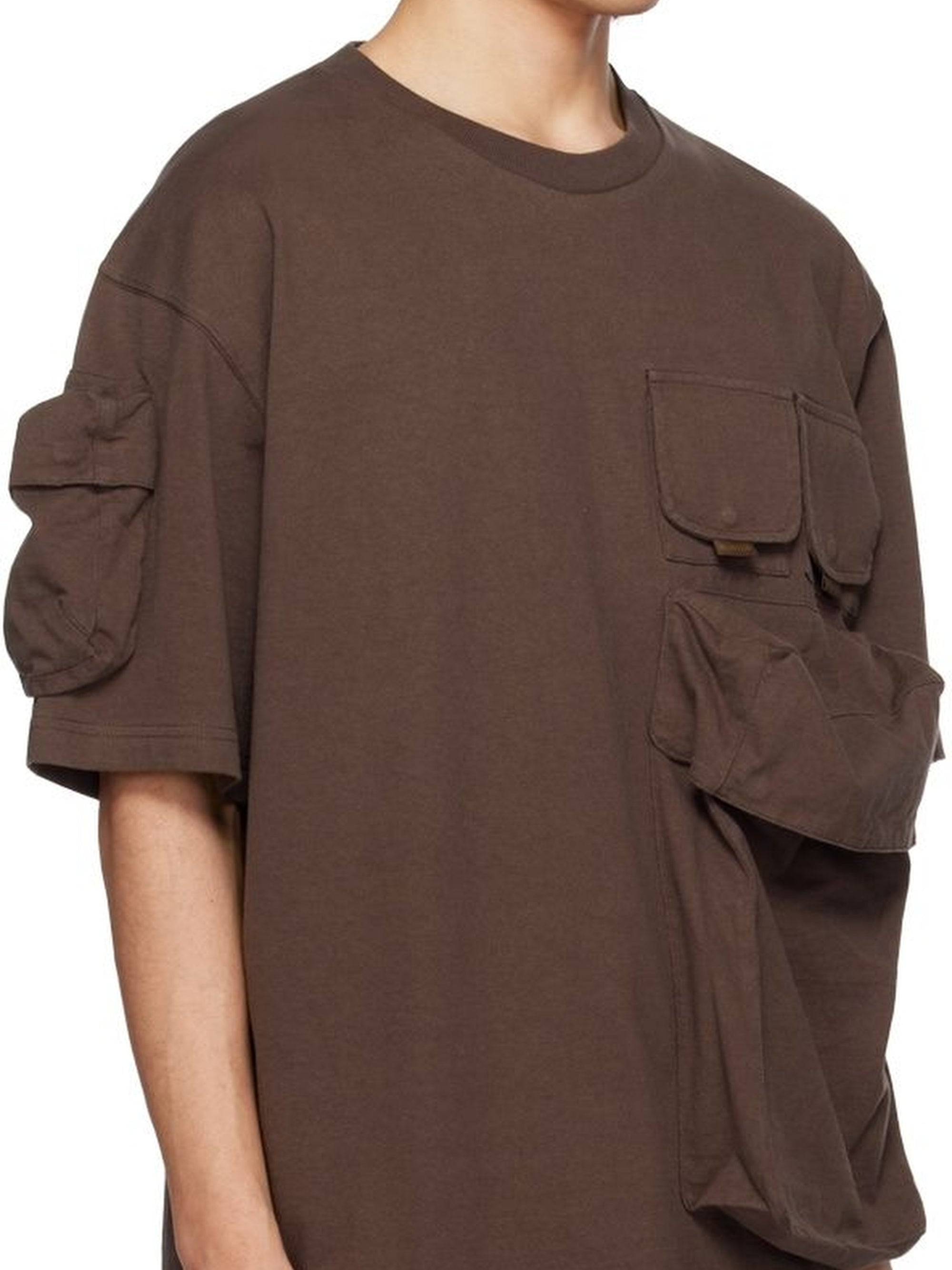 T-shirt Bolso à poches multiples - Dark Brown
