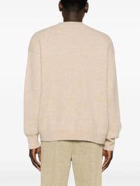 Cardigan Pau oversize à boutonnage asymétrique - Dark Beige