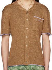Chemise à manches courtes Prata - Brown
