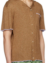 Chemise à manches courtes Prata - Brown