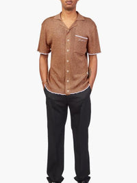 Chemise à manches courtes Prata - Brown