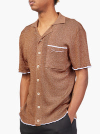 Chemise à manches courtes Prata - Brown