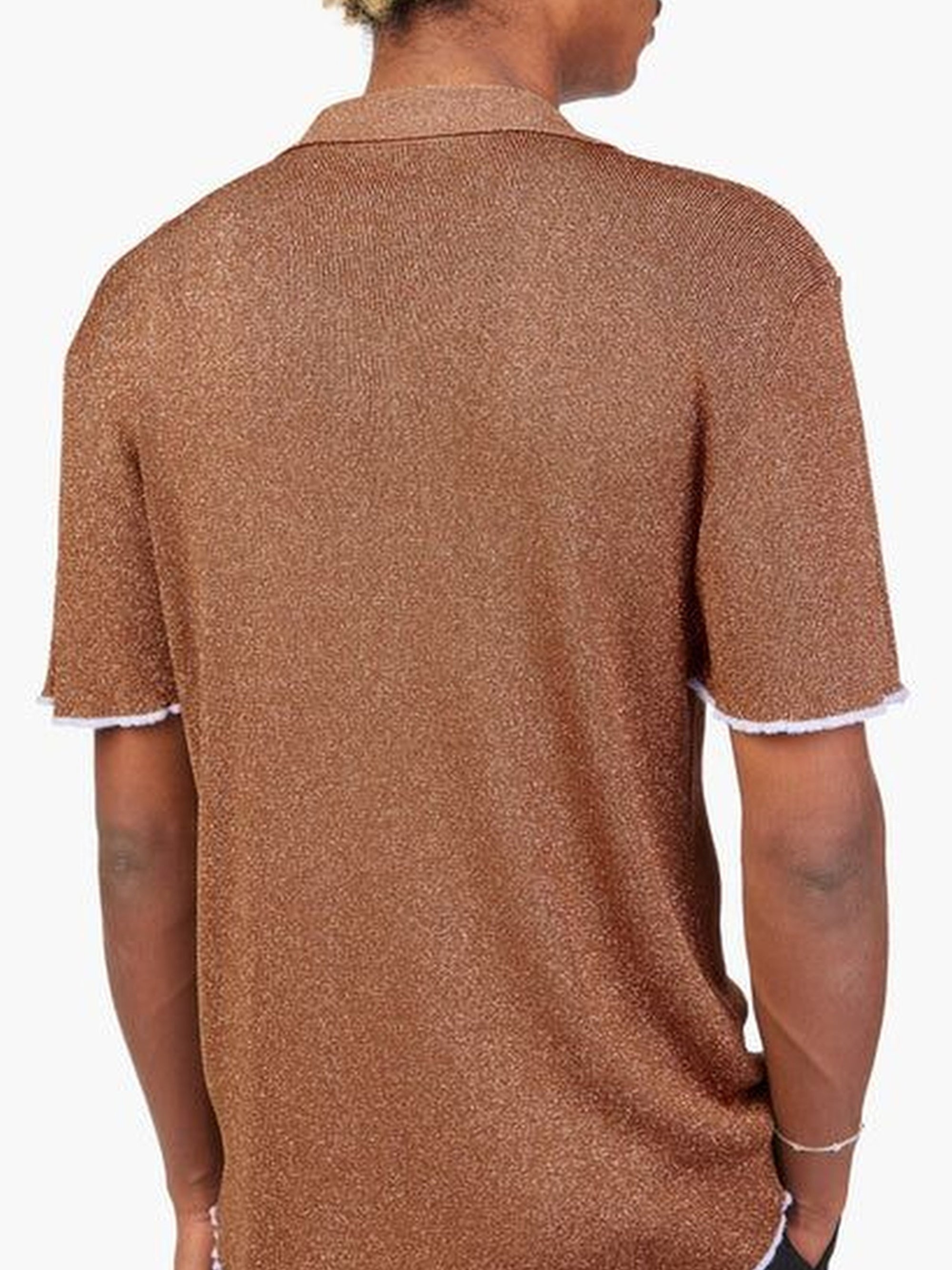 Chemise à manches courtes Prata - Brown