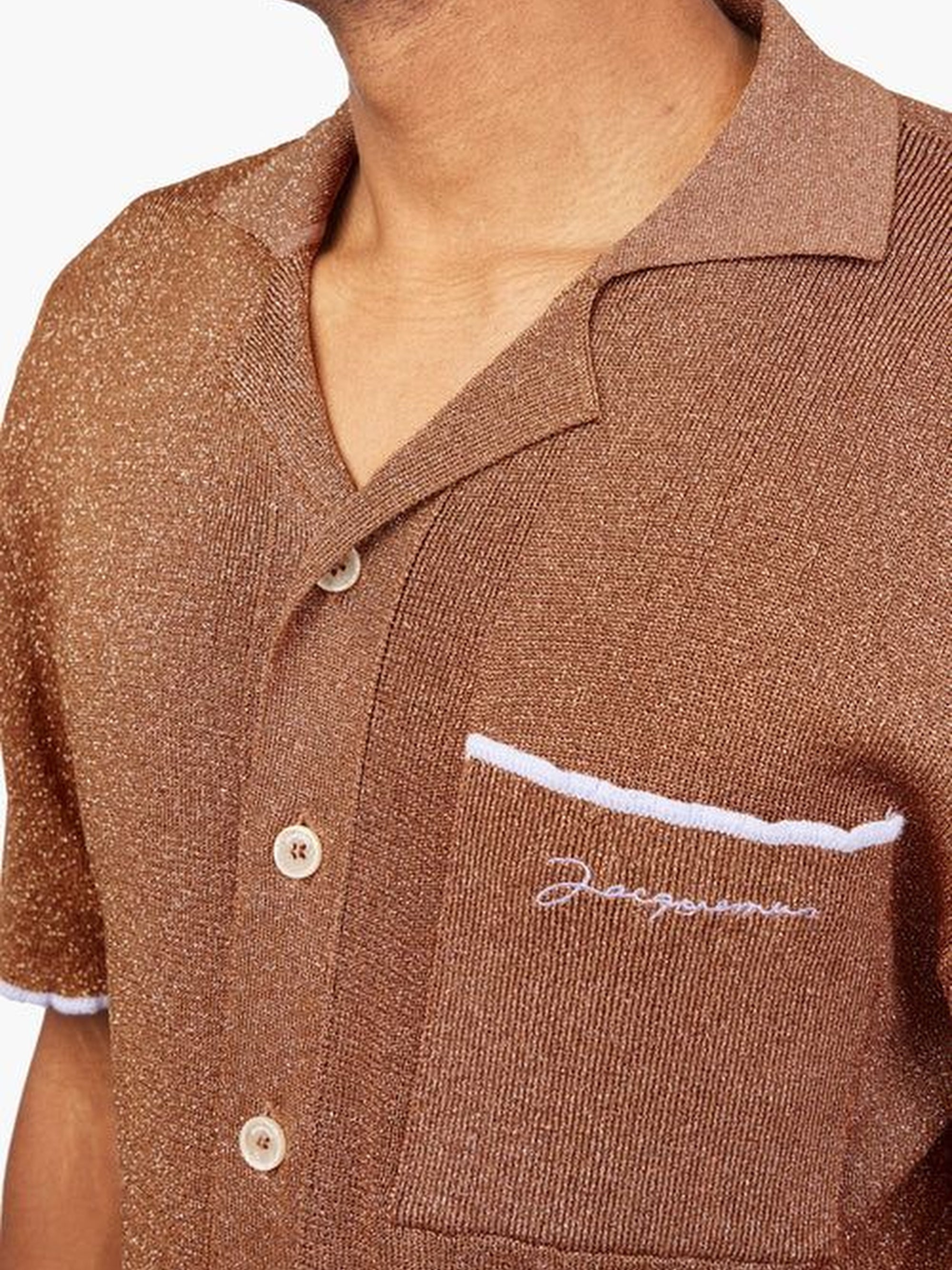 Chemise à manches courtes Prata - Brown