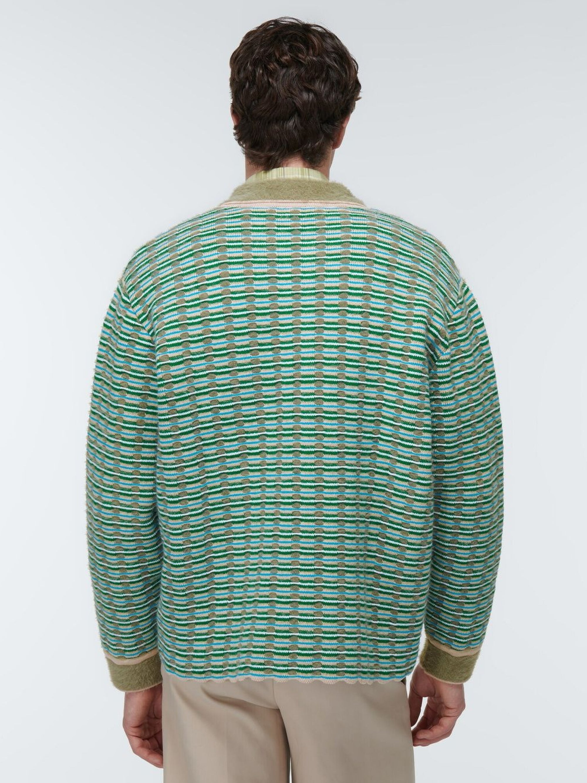 Cardigan Macio oversize - Multi Green