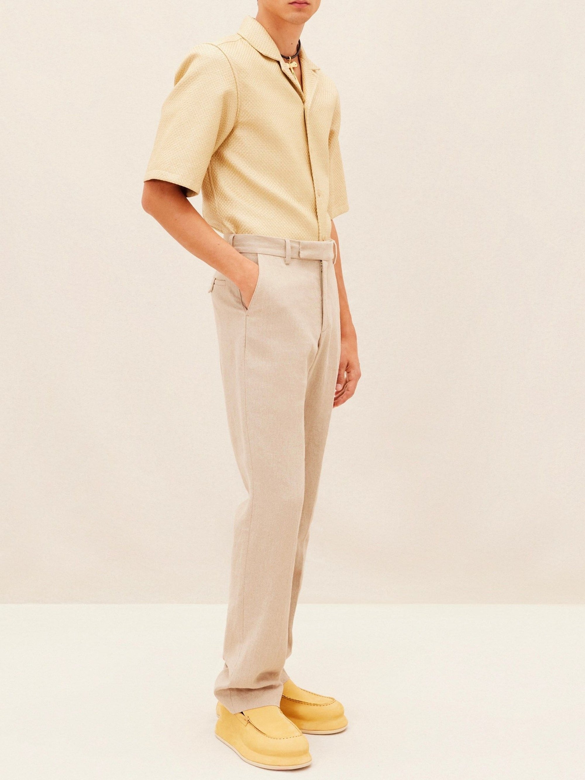 Pantalon Feijoa en lin - Beige