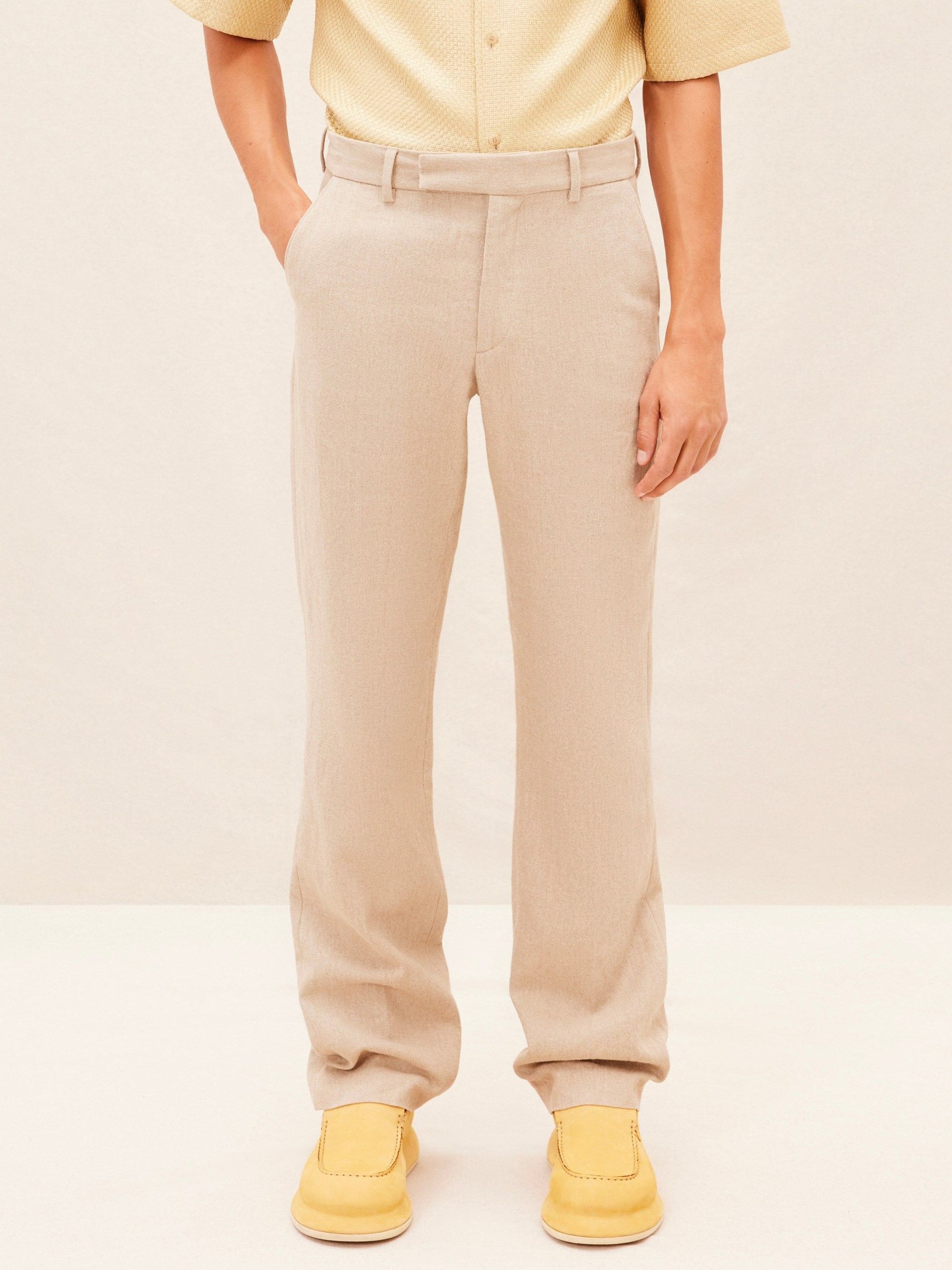 Pantalon Feijoa en lin - Beige