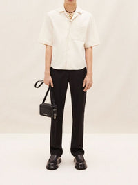 Chemise Cordao bowling à logo raphia - Off White