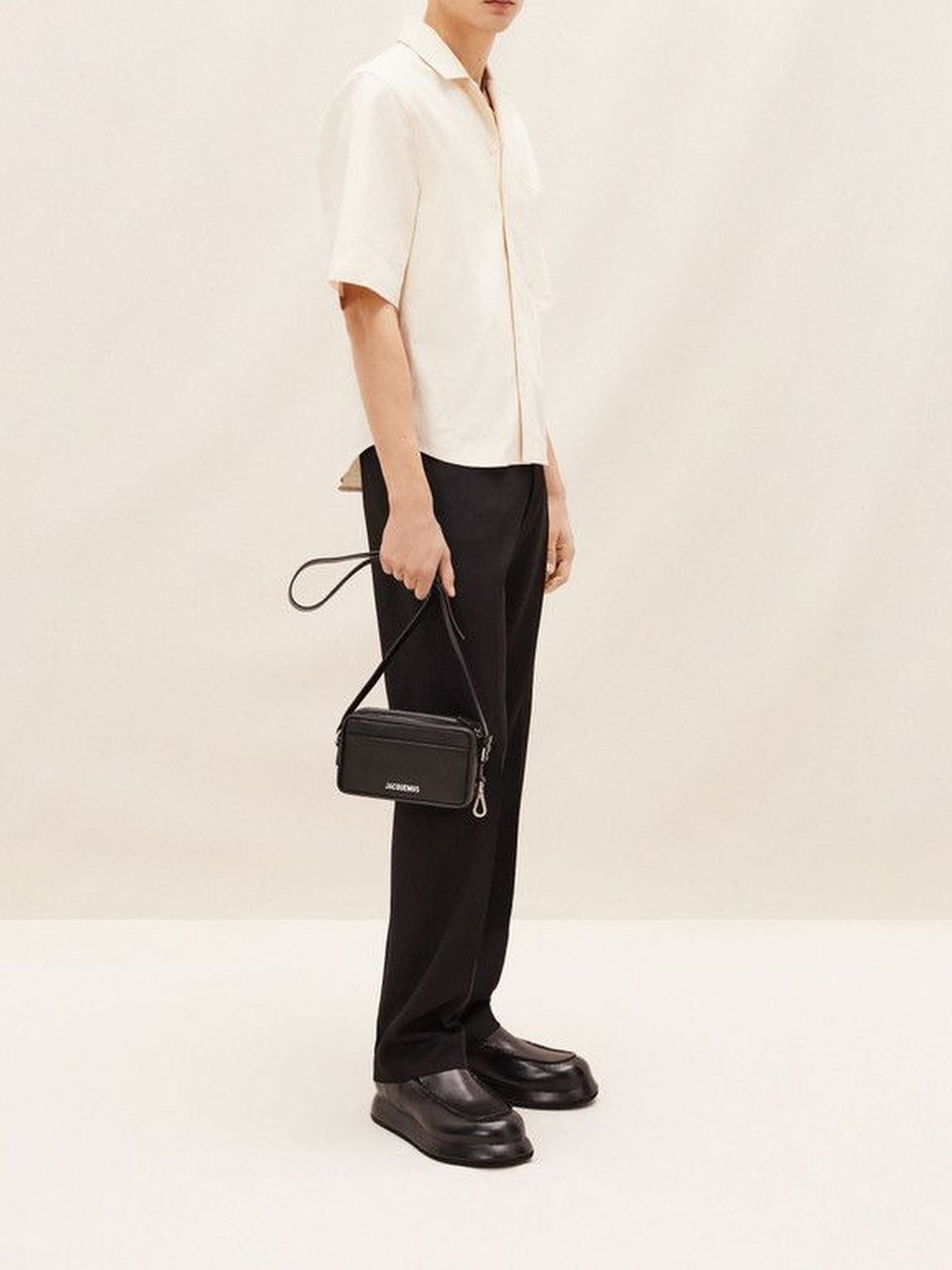 Chemise Cordao bowling à logo raphia - Off White