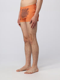 PRINT ARTY LEAF ORANGE LE SHORT DE BAIN