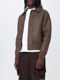 DARK BROWN LE BOMBER FELTRO