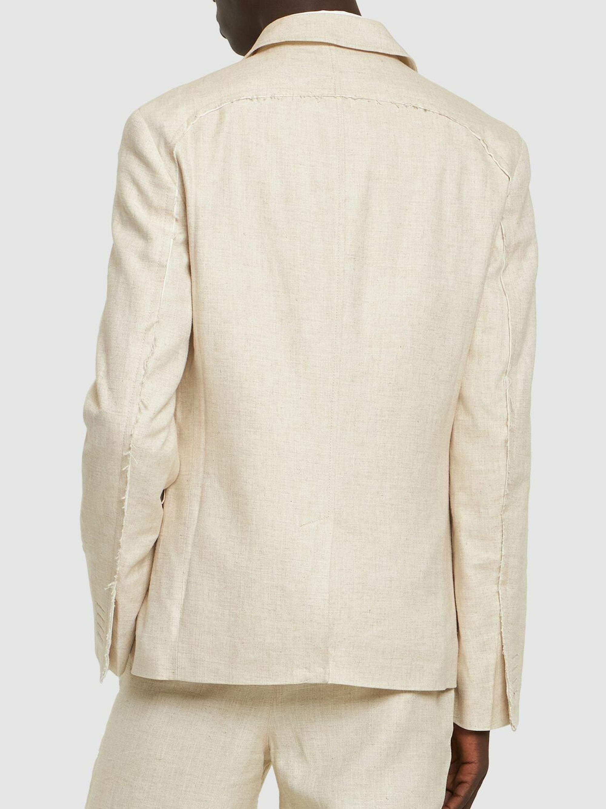 Veste Disgreghi en lin - Light Beige