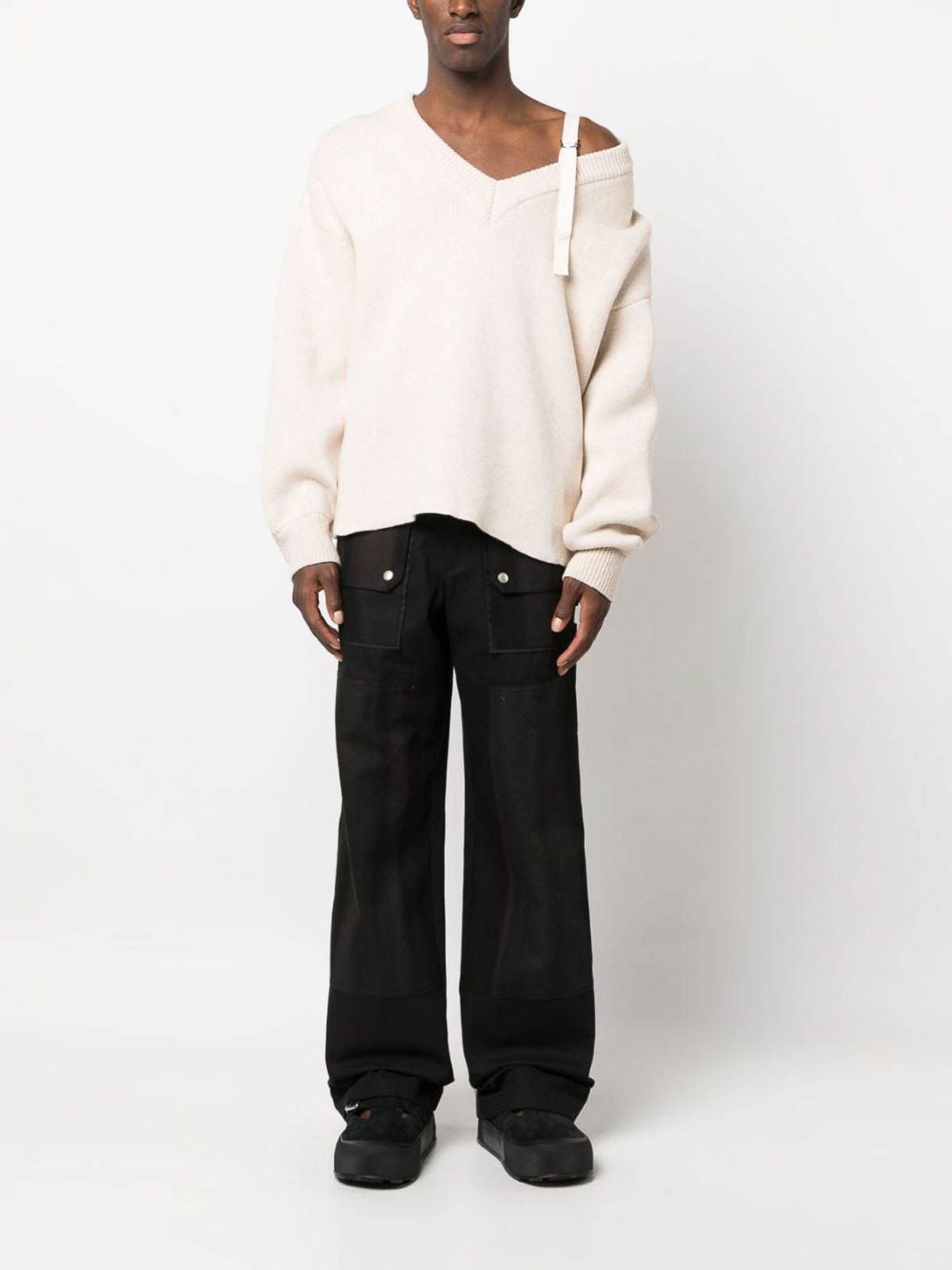 Pull Sargas en laine - Light Beige