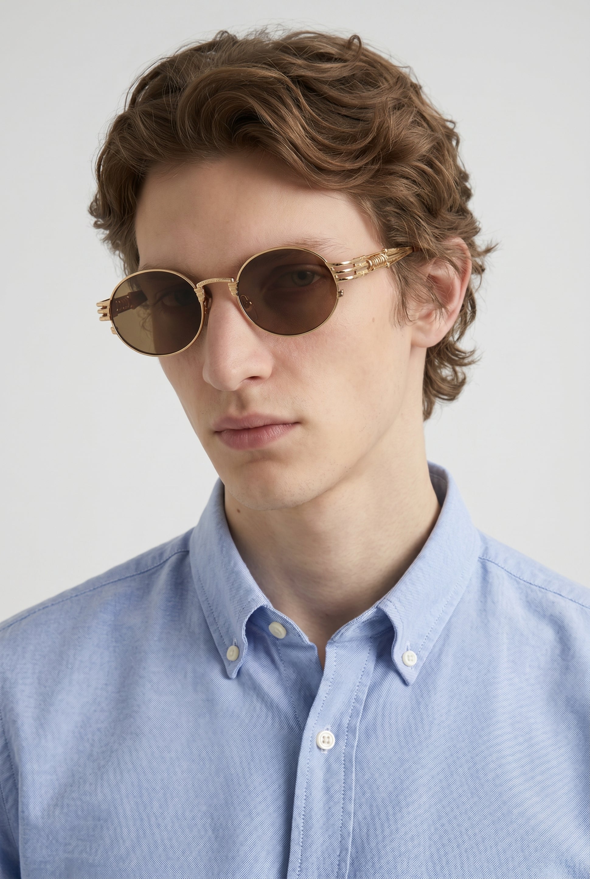Lunettes de soleil unisexe Double ressort - Pink