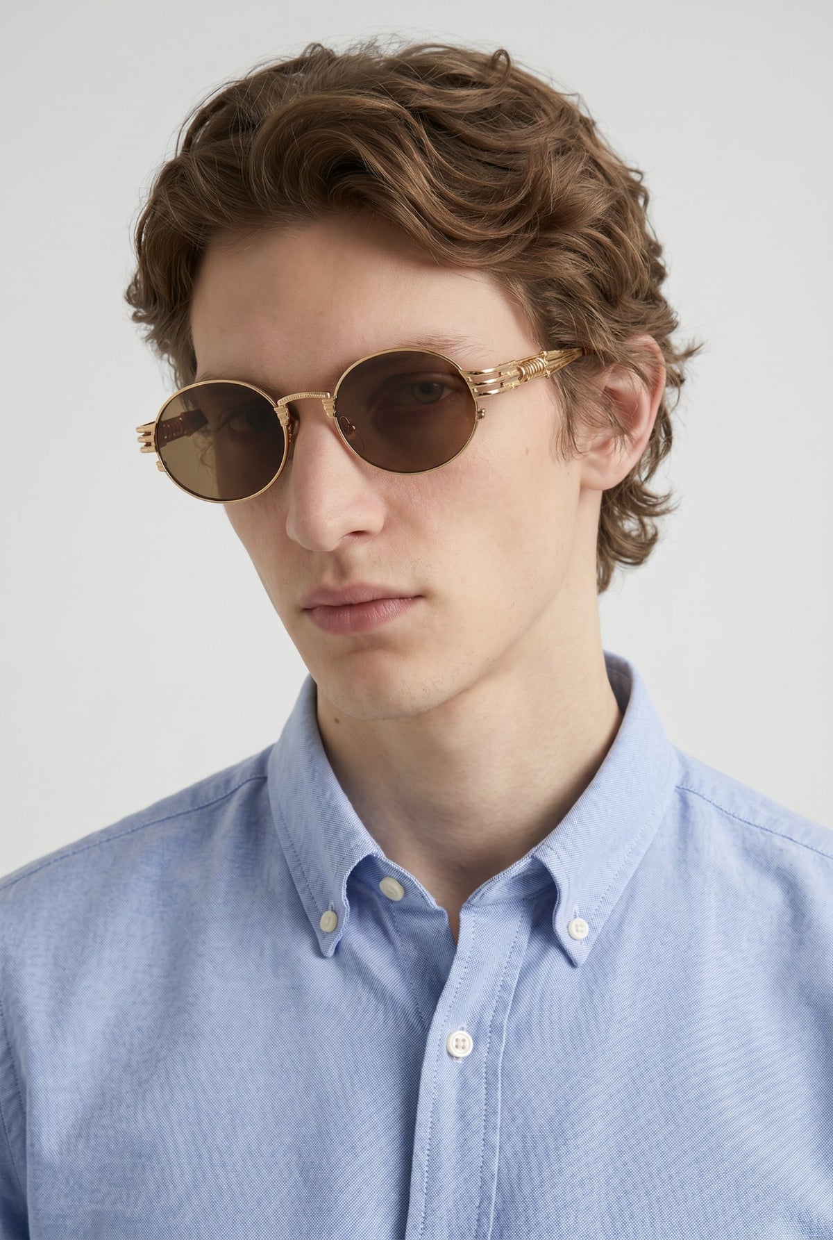 Lunettes de soleil unisexe Double ressort - Pink