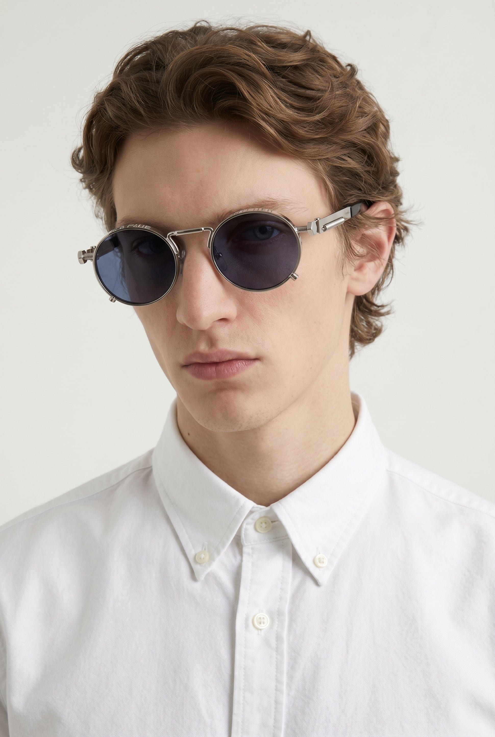 Lunettes de soleil unisexe Ressort - Silver