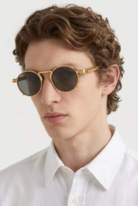 Lunettes de soleil unisexe Ressort - Gold