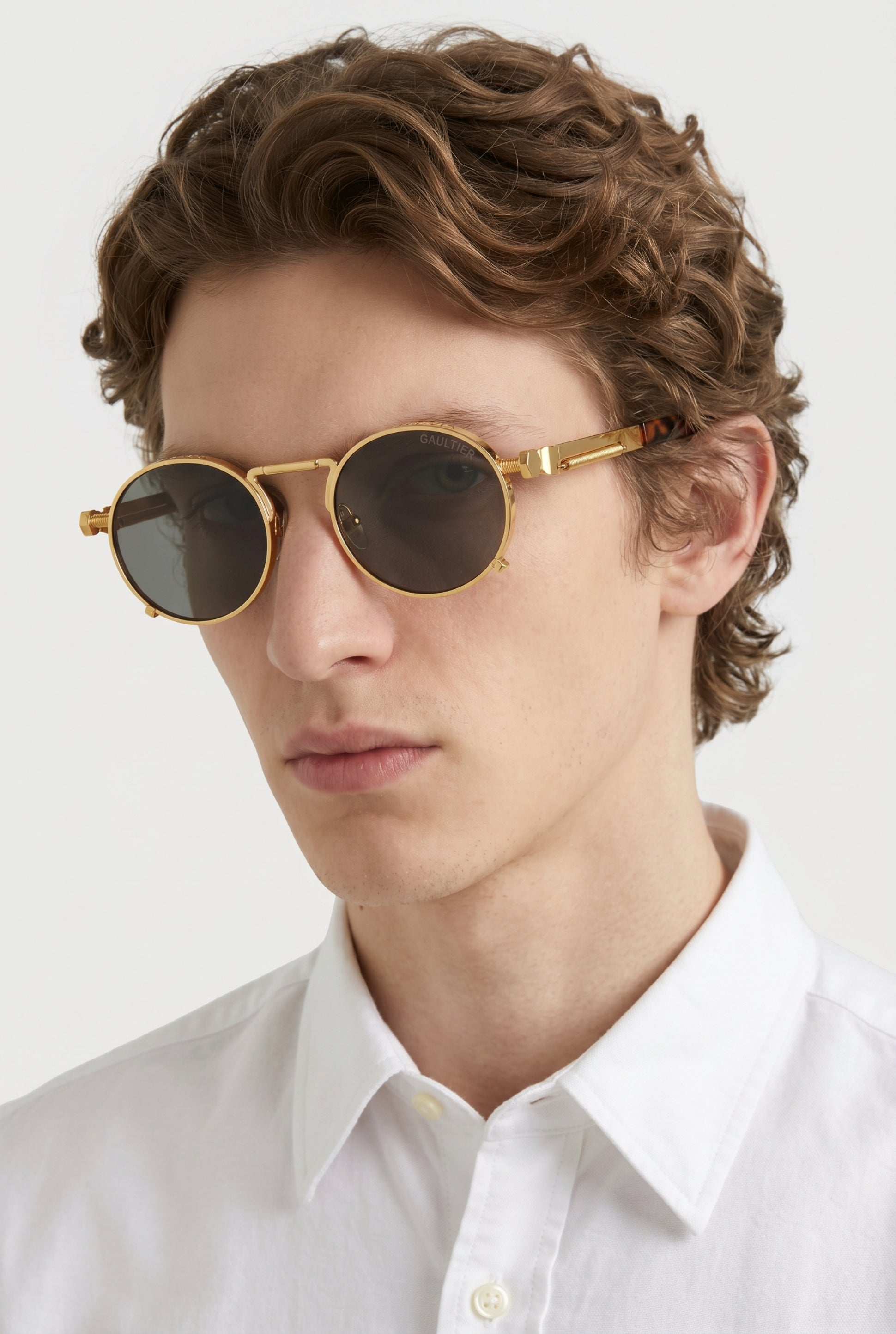 Lunettes de soleil unisexe Ressort - Gold