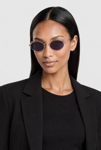 Arceau Unisex Sunglasses - Silver