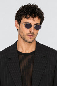 Arceau Unisex Sunglasses - Silver