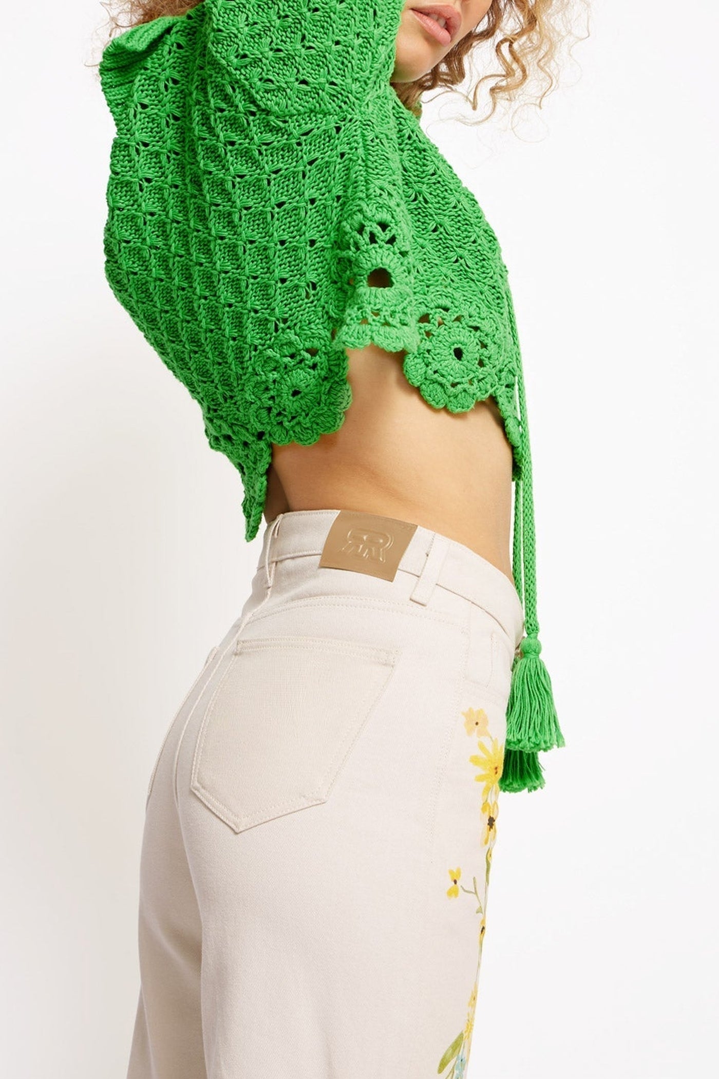 Jean Destiny en coton - Flowers