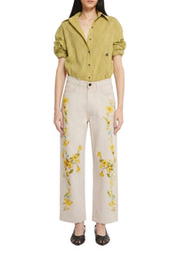 Jean Destiny en coton - Flowers
