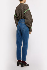 Jean Glory taille haute - Bleu