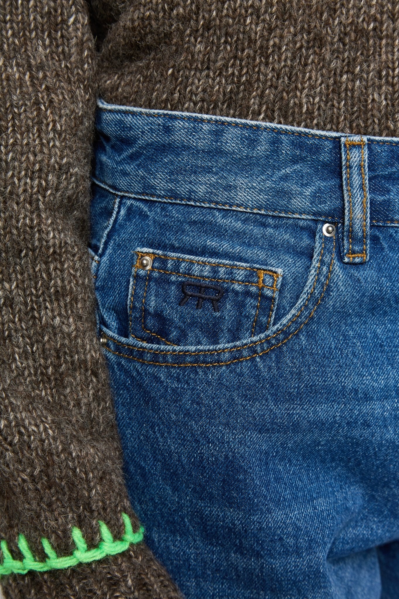 Jean Glory taille haute - Bleu